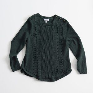 Charter Club Petite Cable-Knit Pullover Sweater Size P/XL